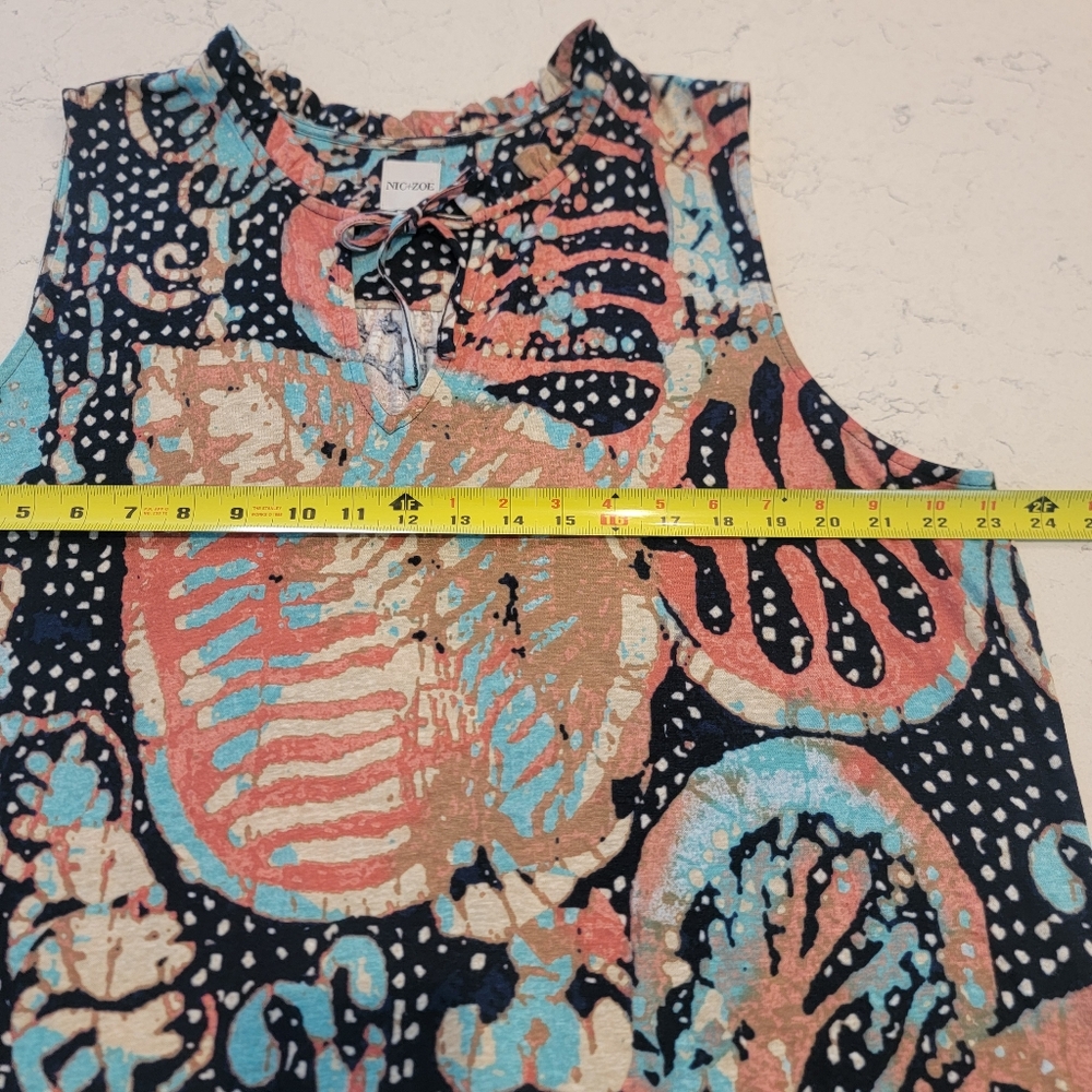 NIC+ZOE Multicolor Printed Sleeveless Maxi Dress - Picture 5 of 11